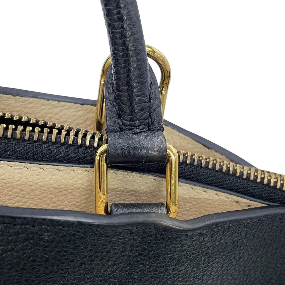 Louis Vuitton Handbag Bicolor Monogram Empreinte Petit Palais PM Black 2-Way — view 8