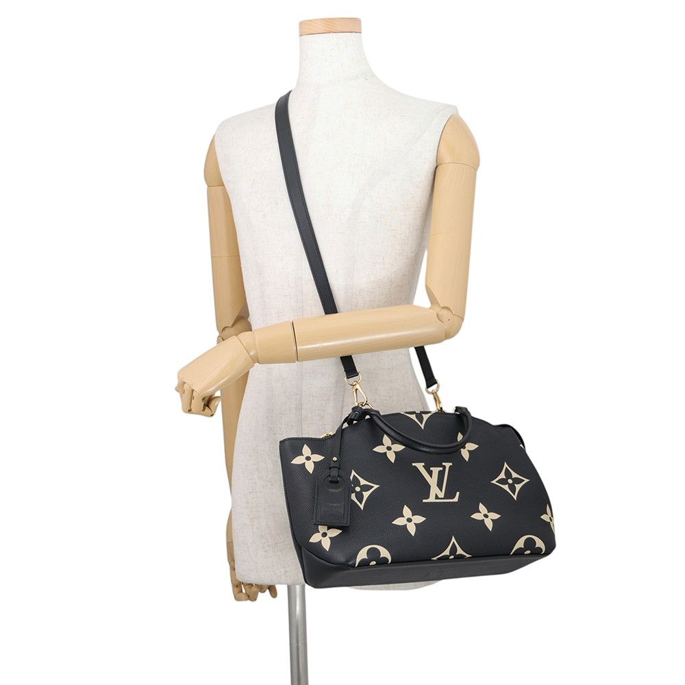 Louis Vuitton Handbag Bicolor Monogram Empreinte Petit Palais PM Black 2-Way — view 5