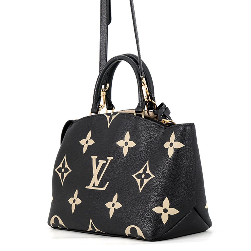 Louis Vuitton Handbag Bicolor Monogram Empreinte Petit Palais PM Black 2-Way — view 2
