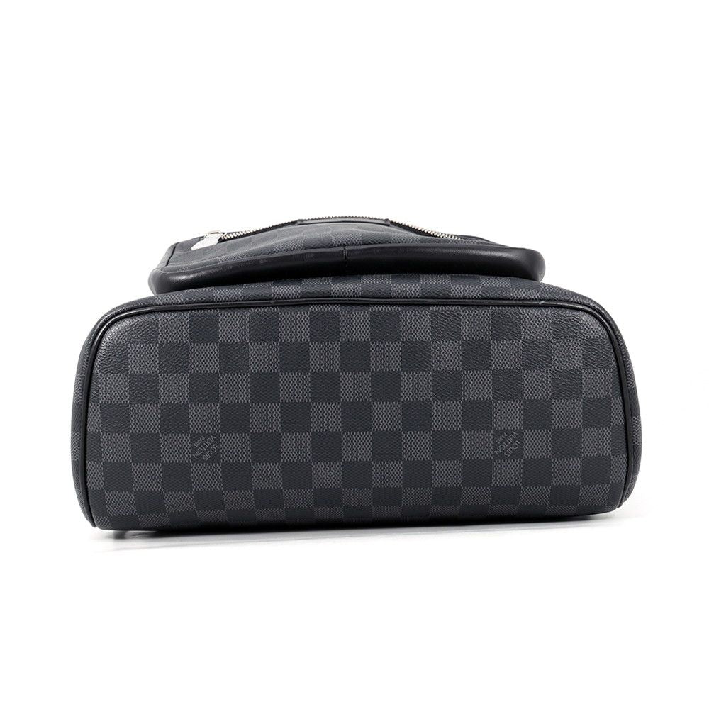 Louis Vuitton Backpack Damier Graphite Josh Black — view 3