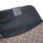 Louis Vuitton Shoulder Bag Monogram Macassar Archie Messenger Black — view 8