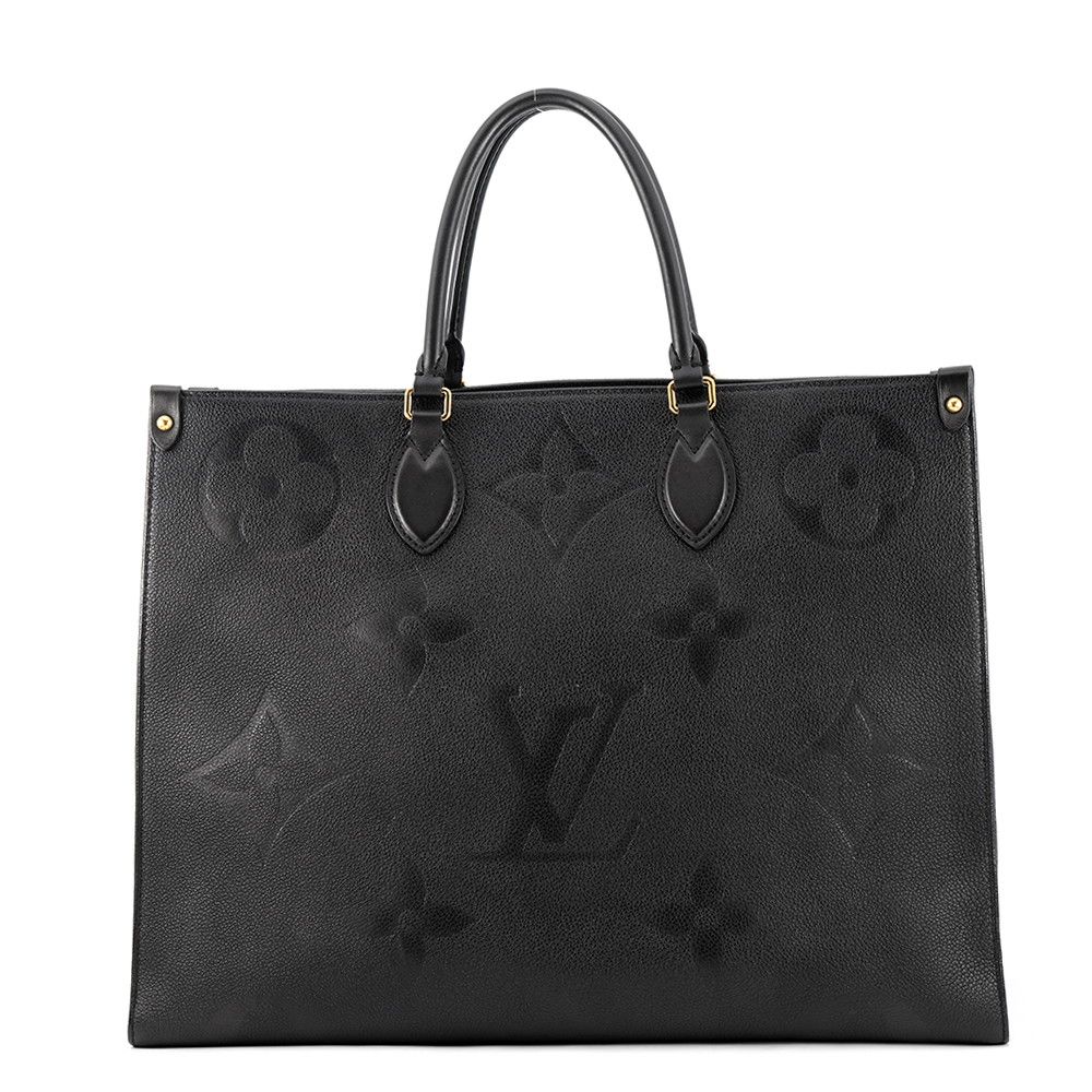 Louis Vuitton Tote Bag Monogram Empreinte On The Go GM 2-Way Black