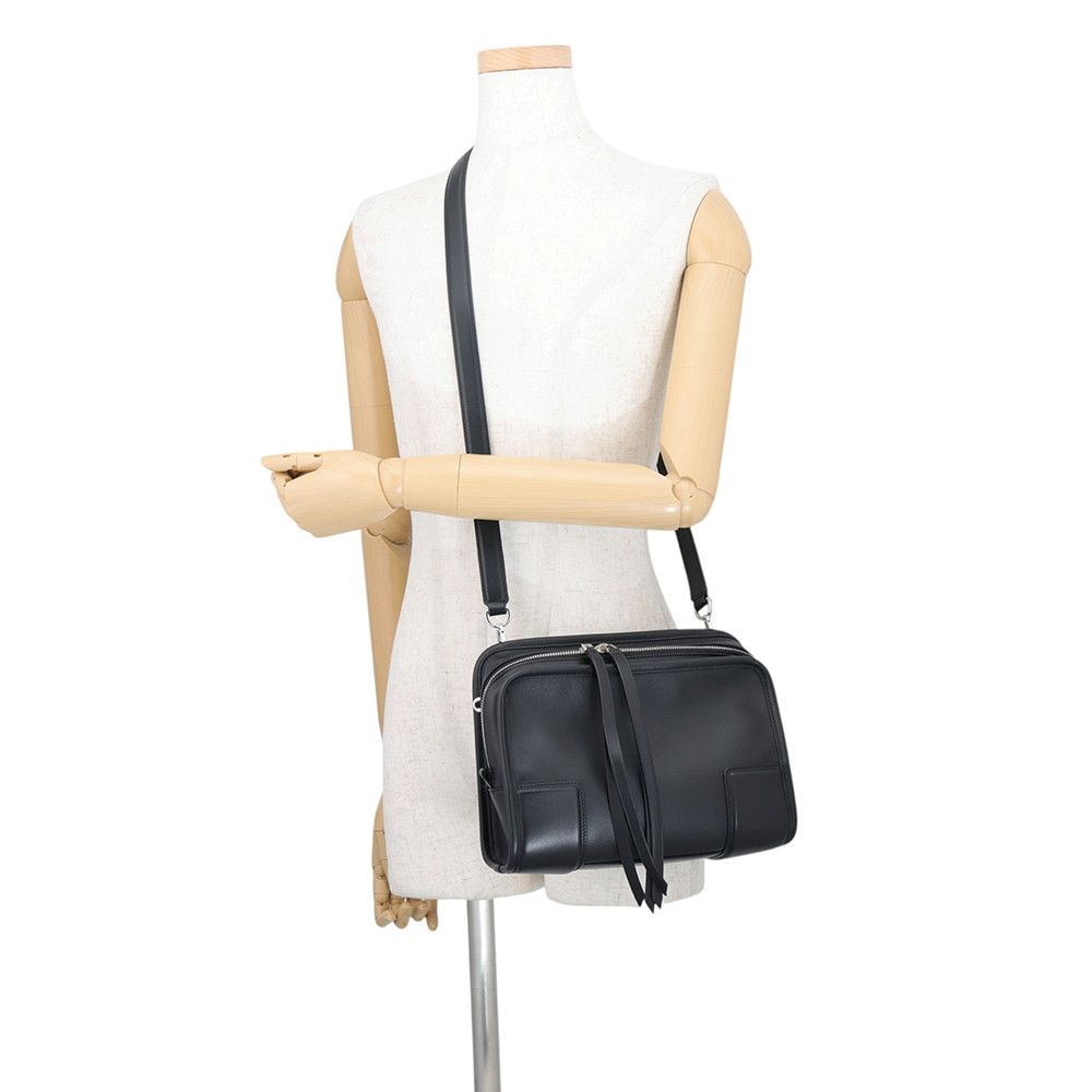 Loewe Handbag Amazona 180 Small Leather 2-Way Shoulder Black — view 6