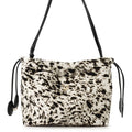 Chanel Shoulder Bag Strap Clutch CC Logo Lambskin Shearling with Key Ring Black