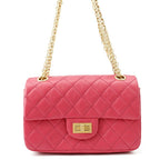 Chanel Chain Shoulder Bag Quilted 2.55 Mini Aged Calfskin