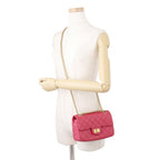 Chanel Chain Shoulder Bag Quilted 2.55 Mini Aged Calfskin — view 5