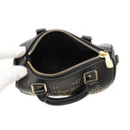 Louis Vuitton Handbag Monogram Empreinte Nano Speedy Bag 2-Way Shoulder Black — view 6