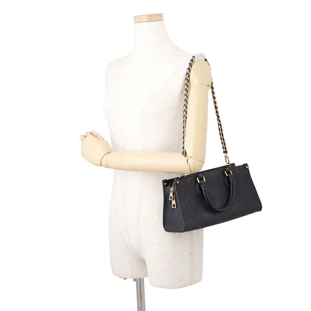 Louis Vuitton Handbag Monogram Empreinte On The Go 3way Black — view 5