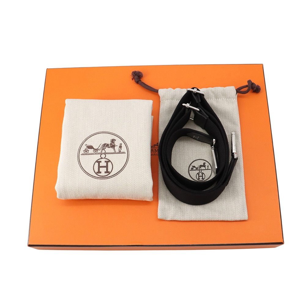 Hermes Shoulder Bag Evelyne 3 23 Black Silver Taurillon Clemence — view 8