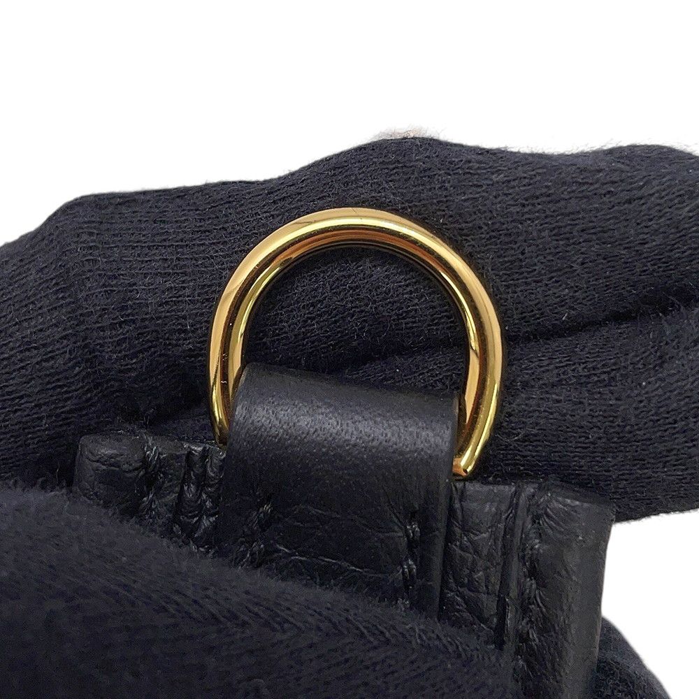 Hermes Shoulder Bag Evelyne TPM 1 Black Gold Taurillon Clemence — view 6