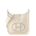 Hermes Shoulder Bag Evelyne 3 23 Craie Silver Taurillon Clemence