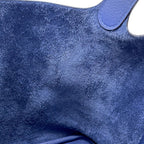 Hermes Handbag Picotin Lock MM Blue Saphir Silver Taurillon Clemence — view 6