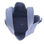 Hermes Handbag Picotin Lock MM Blue Saphir Silver Taurillon Clemence — view 5