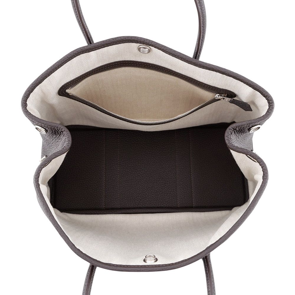 Hermes Tote Bag Garden Party TPM Bebelin Silver Negonda — view 5