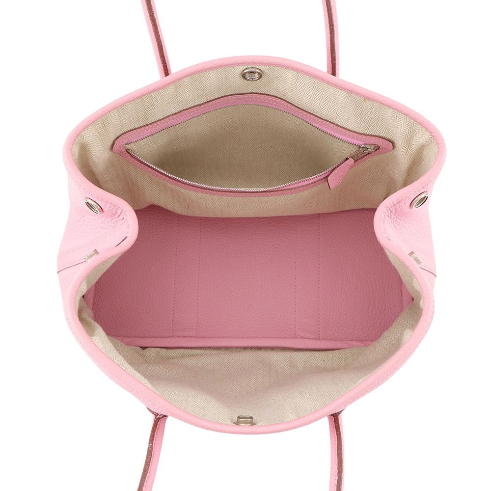 Hermes Tote Bag Garden Party TPM Pink Silver Negonda — view 5