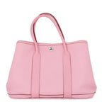 Hermes Tote Bag Garden Party TPM Pink Silver Negonda