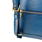 Louis Vuitton Mabillon Epi Backpack Leather LV Logo Blue Toledo — view 5