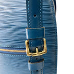 Louis Vuitton Mabillon Epi Backpack Leather LV Logo Blue Toledo — view 7