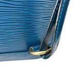 Louis Vuitton Mabillon Epi Backpack Leather LV Logo Blue Toledo — view 6