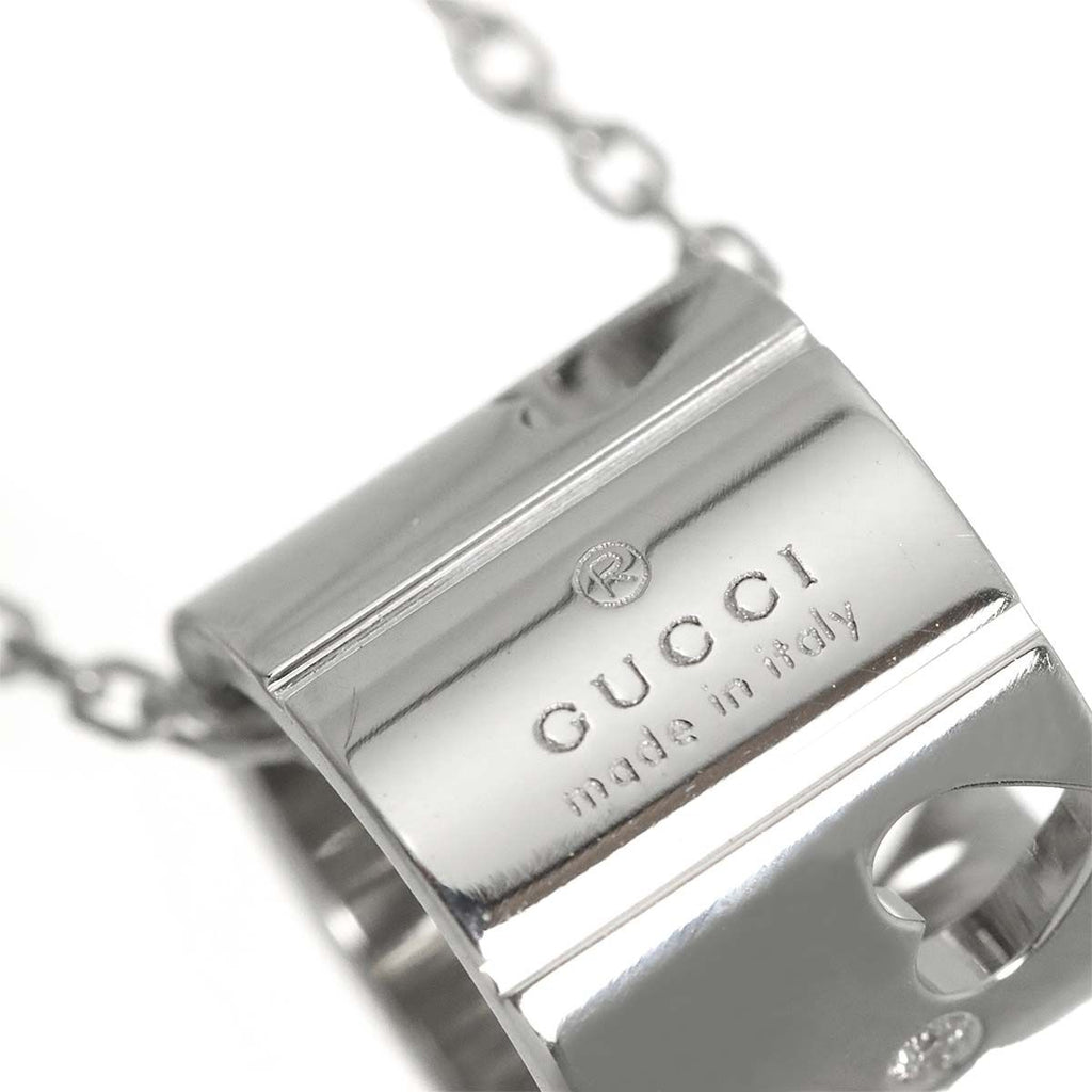 Gucci Icon Diamond Necklace 18k White Gold — view 4