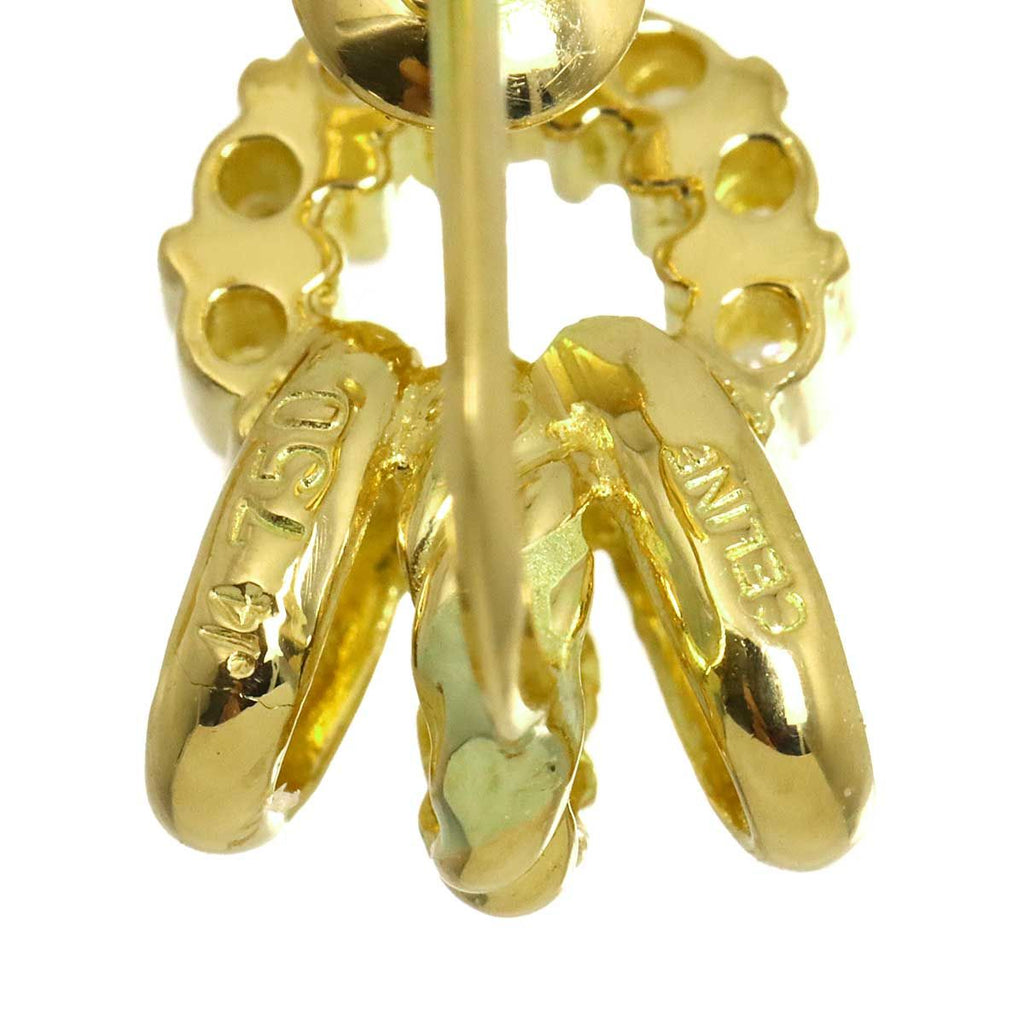 Celine Diamond 0.14 Earrings 18k Yellow Gold — view 5