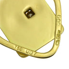 Dior Logo Diamond Pendant 18k Yellow Gold — view 4