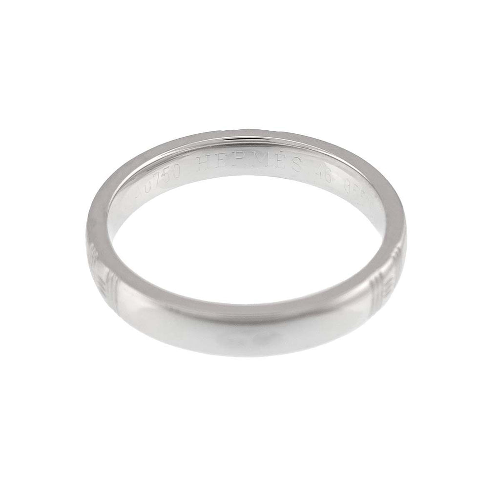 Hermes Ever Hercules 46 Ring 18k White Gold 750 — view 4