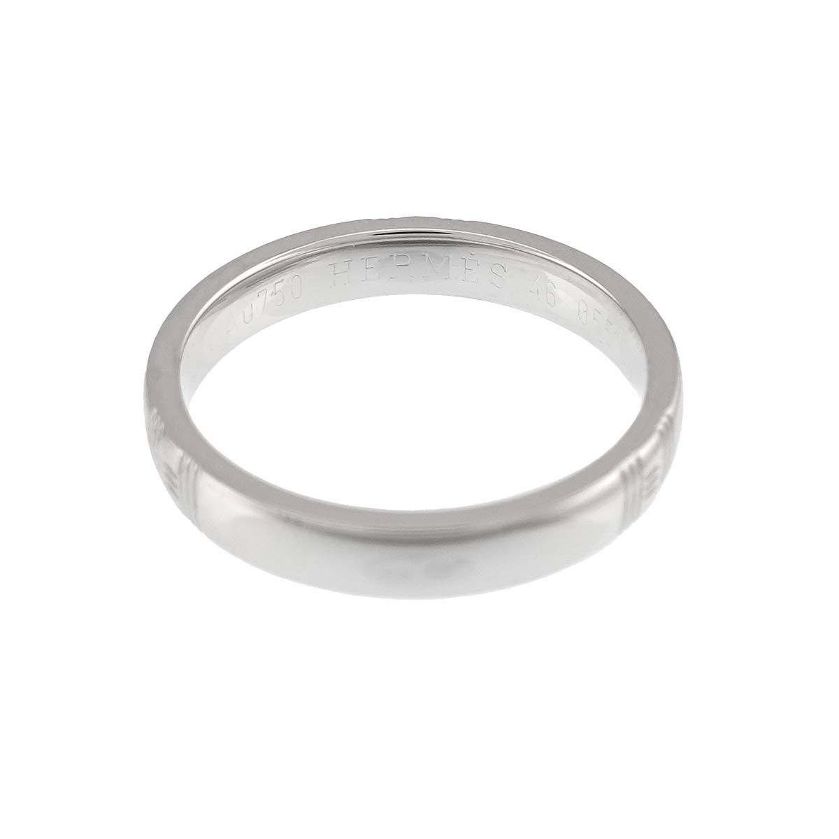 Hermes Ever Hercules 46 Ring 18k White Gold 750 — view 4