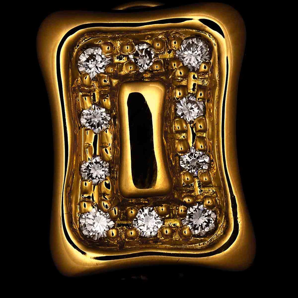 Celine Diamond 0.13 Earrings 18k Yellow Gold 750 Clip — view 6