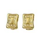 Celine Diamond 0.13 Earrings 18k Yellow Gold 750 Clip — view 2