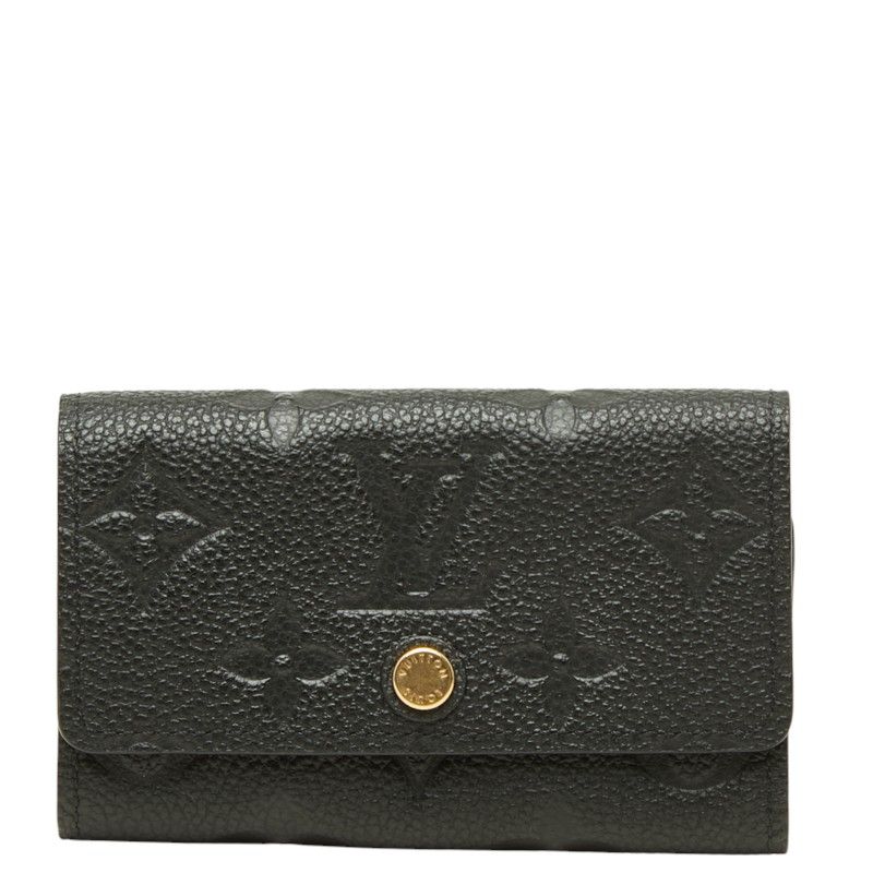 Louis Vuitton Monogram Empreinte Multicles 6 Key Case Noir Black Leather Key