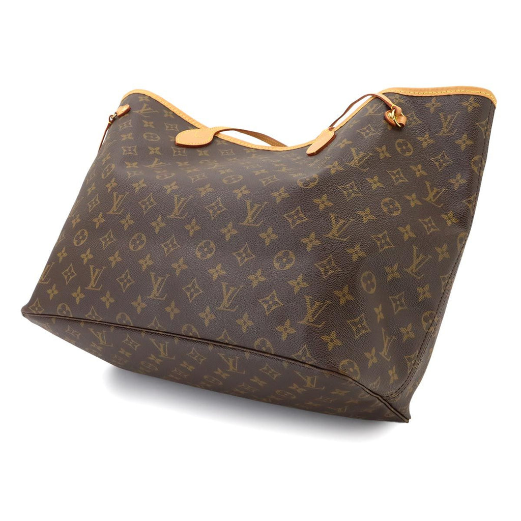 Louis Vuitton Monogram Neverfull GM Tote Bag Brown Gold — view 8