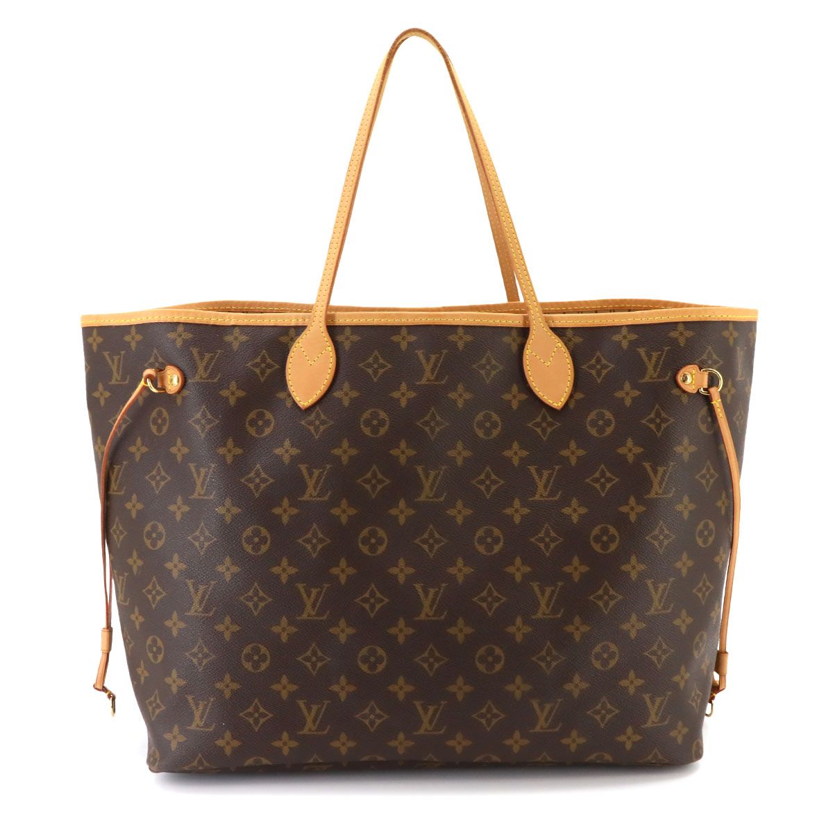 Louis Vuitton Monogram Neverfull GM Tote Bag Brown Gold — view 2