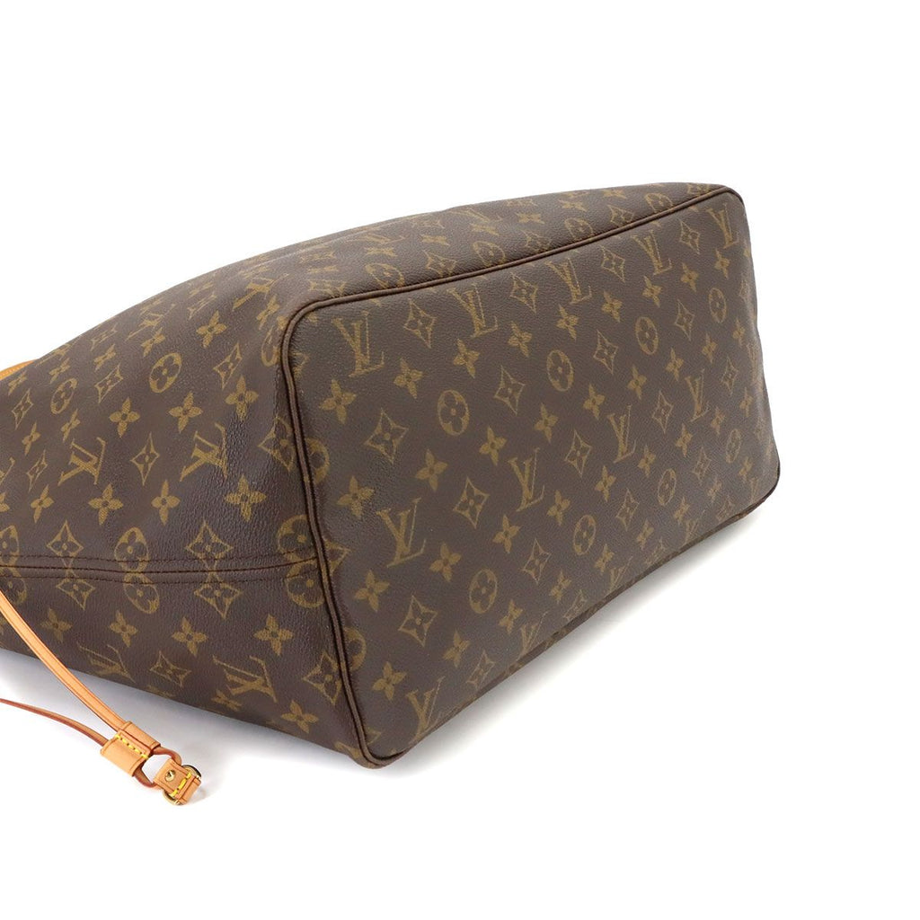 Louis Vuitton Monogram Neverfull GM Tote Bag Brown Gold — view 4
