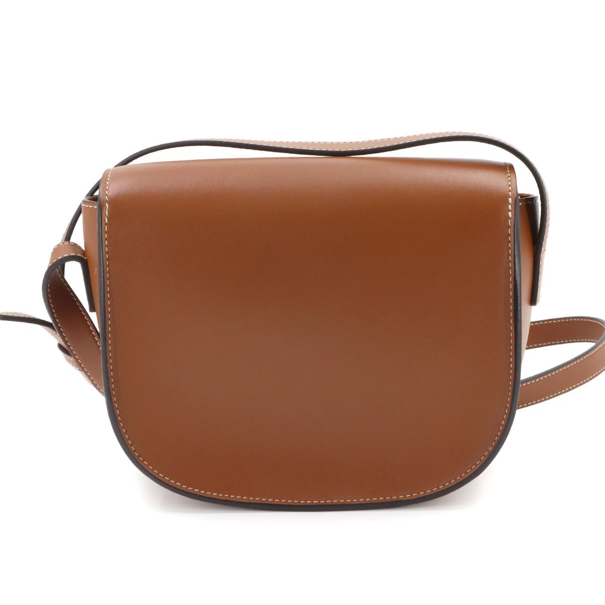 Celine Folco Cuir Triomphe Bag Shoulder Leather Tan Gold — view 3