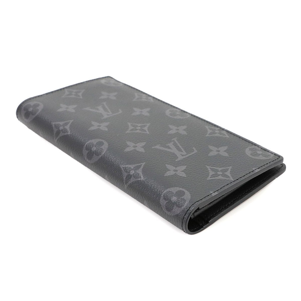 Louis Vuitton Monogram Eclipse Portefeuille Brazza Bifold Wallet — view 3