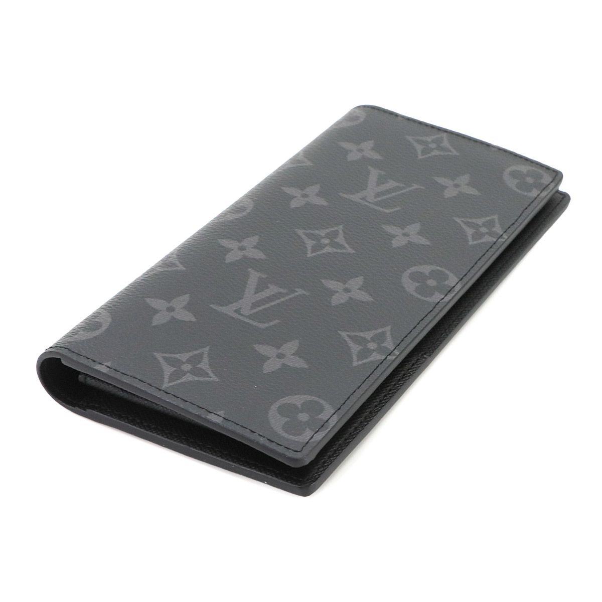 Louis Vuitton Monogram Eclipse Portefeuille Brazza Bifold Wallet — view 4