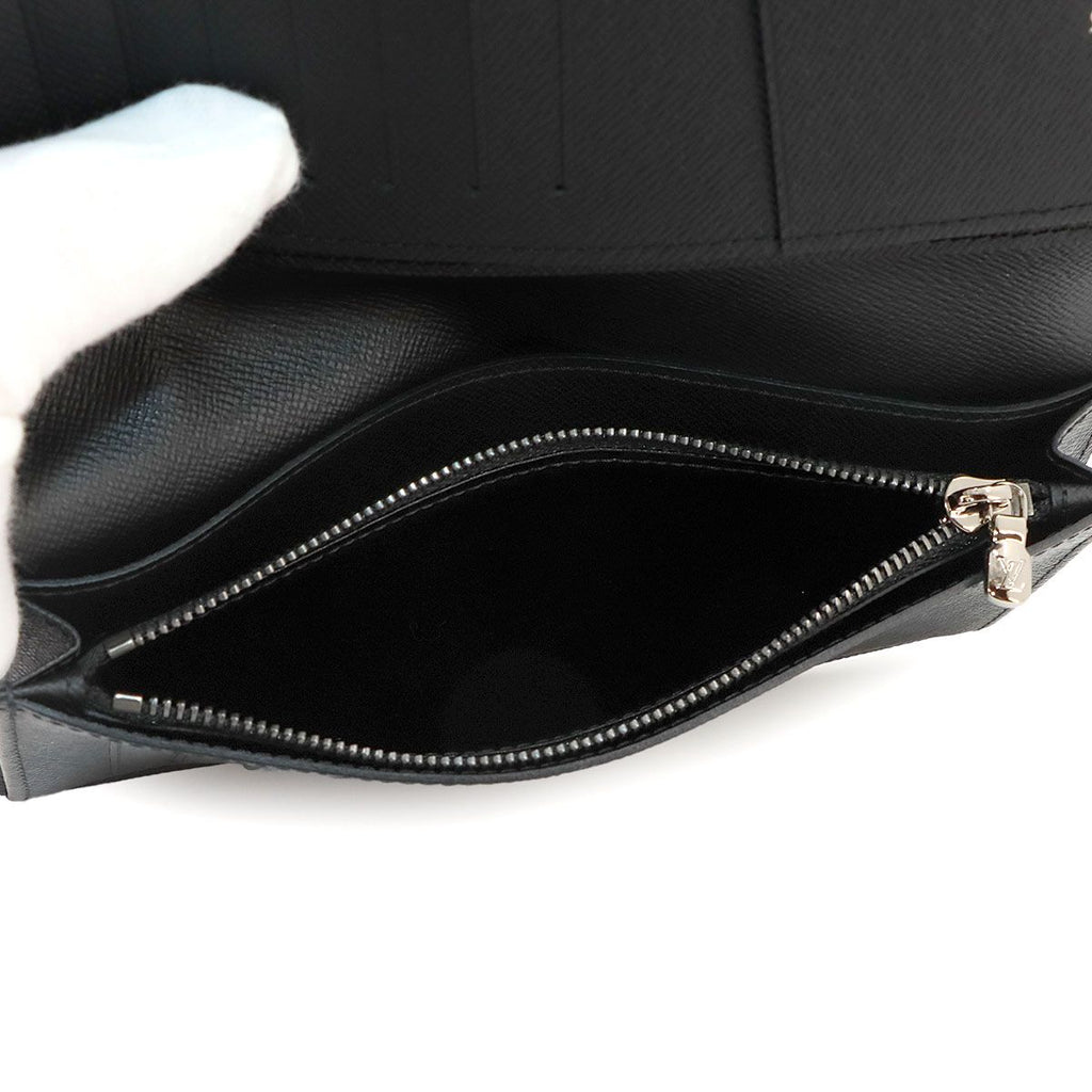 Louis Vuitton Monogram Eclipse Portefeuille Brazza Bifold Wallet — view 7