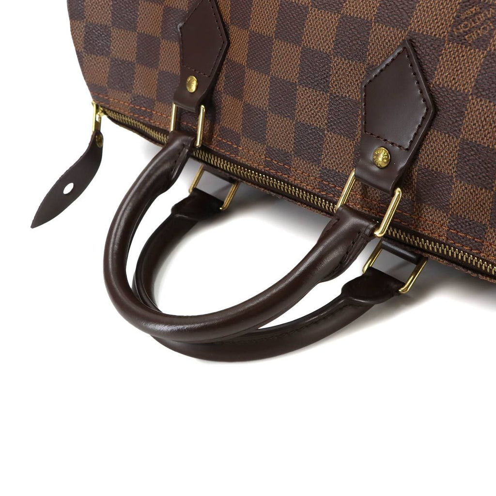 Louis Vuitton Damier Speedy 30 Hand Bag Ebene Brown Gold — view 5