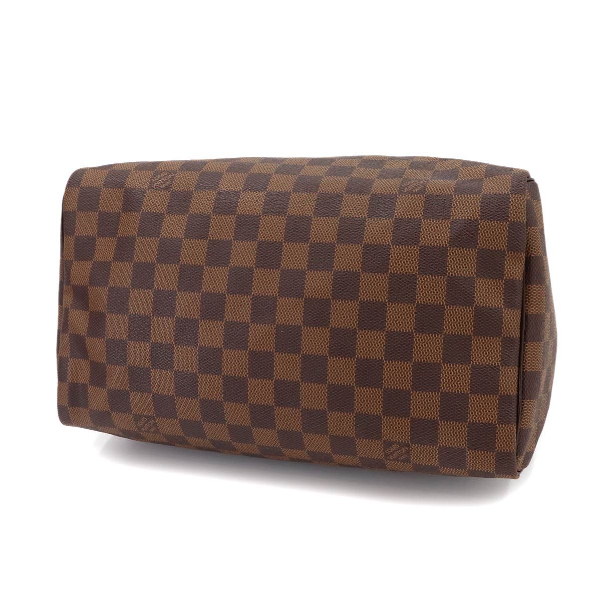 Louis Vuitton Damier Speedy 30 Hand Bag Ebene Brown Gold — view 4