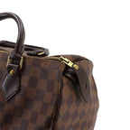 Louis Vuitton Damier Speedy 30 Hand Bag Ebene Brown Gold — view 8