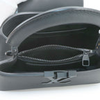 Louis Vuitton Capucines East West Mini 2-Way Bag Taurillon Leather All Black — view 8