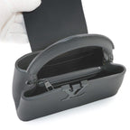 Louis Vuitton Capucines East West Mini 2-Way Bag Taurillon Leather All Black — view 7