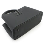 Louis Vuitton Capucines East West Mini 2-Way Bag Taurillon Leather All Black — view 5