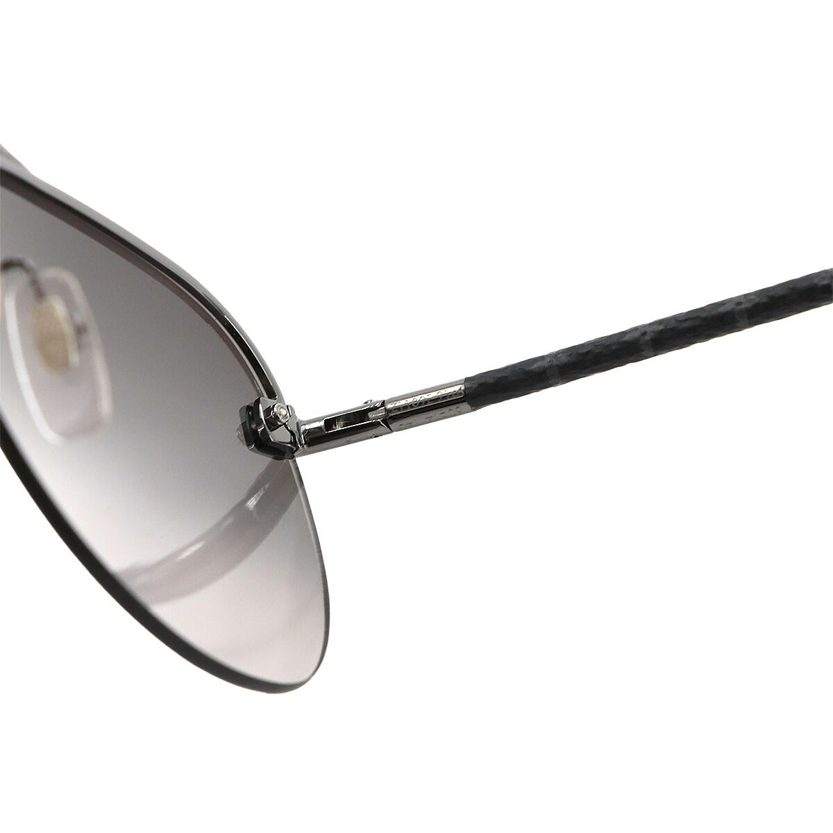 Louis Vuitton Monogram Eclipse Clockwise Canvas Sunglasses Black Aviator Eyewear — view 7