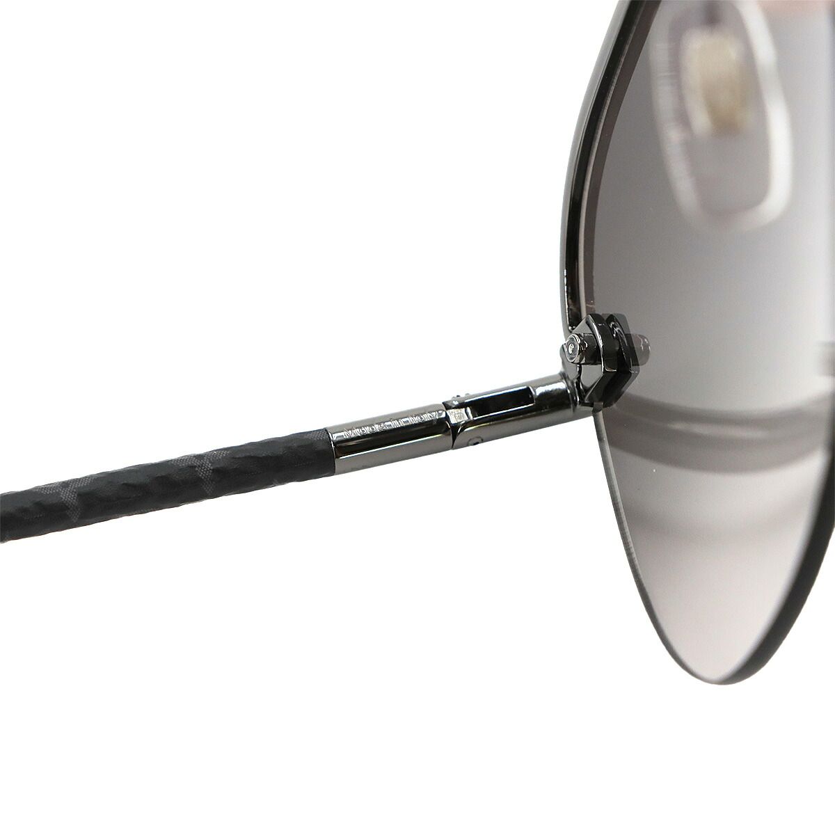 Louis Vuitton Monogram Eclipse Clockwise Canvas Sunglasses Black Aviator Eyewear — view 6