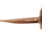 Chanel Sunglasses CC Logo Brown Square Gold Eyewear — view 6
