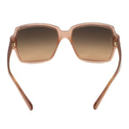 Chanel Sunglasses CC Logo Brown Square Gold Eyewear — view 3
