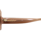 Chanel Sunglasses CC Logo Brown Square Gold Eyewear — view 7