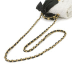 Chanel Quilted 2-Way Chain Shoulder Hand Bag Tweed White Gold — view 6